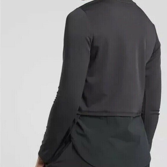 Athleta Black Gallery Travel Commute Work Blouse Top S - Picture 4 of 5